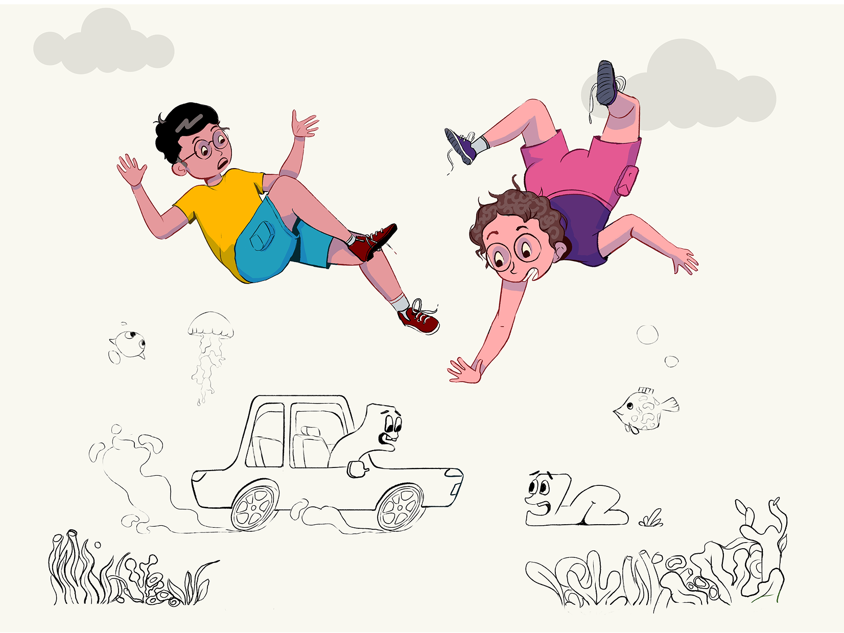 Studio illustration — full artwork